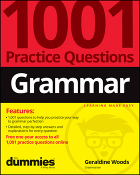 Paperback Grammar: 1001 Practice Questions for Dummies (+ Free Online Practice) Book