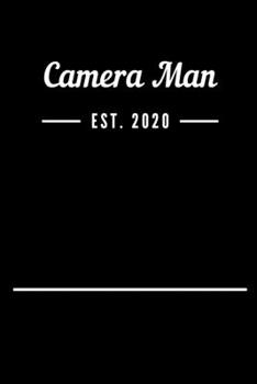 Paperback Camera Man EST. 2020: Blank Lined Notebook Journal Book