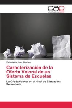 Paperback Caracterización de la Oferta Valoral de un Sistema de Escuelas [Spanish] Book