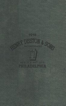 Paperback 1918 Henry Disston & Sons Book