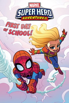 Library Binding Captain Marvel: First Day of School! Book