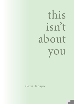 Paperback this isn't about you Book