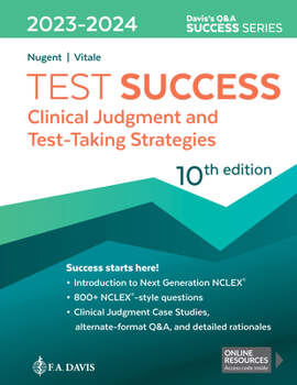 Paperback Test Success: Clinical Judgment and Test-Taking Strategies Book