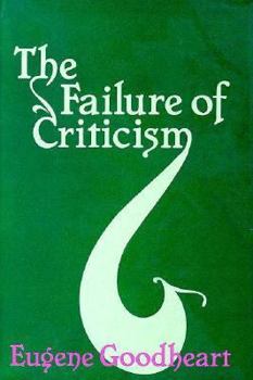 Hardcover The Failure of Criticism: , Book