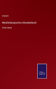 Hardcover Mecklenburgisches Urkundenbuch: Dritter Band [German] Book