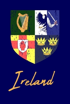 Paperback Ireland: Coat of Arms Worn Look 120 Page Lined Note Book
