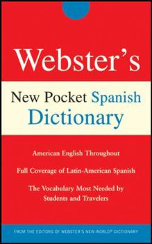 Paperback Webster's New Pocket Spanish Dictionary Book