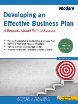 Paperback Developing an Effective Business Plan: A Business Model Path to Success Book