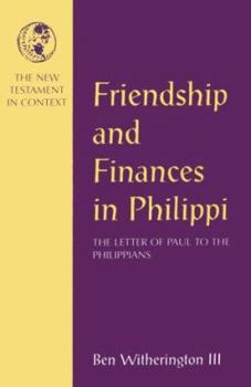 Paperback Friendship and Finances in Philippi Book