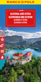 Map Slovenia and Istria Marco Polo Map Book