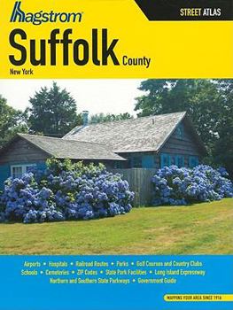 Hardcover Hagstrom Suffolk County, New York Street Atlas Book