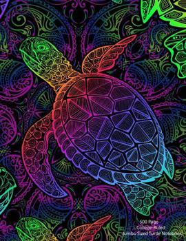 500 Page College-Ruled Jumbo Sized Turtle Notebook: Unique Turtle Notebook| Classic College-Ruled|Perfect for Creative Writing, Notes, Lists, Journaling,  or Gift for Turtle Lovers