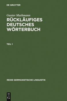 Hardcover Rucklaufiges Deutsches Worterbuch (German Edition) [German] Book