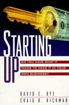 Paperback Starting Up: Do You Have What It Takes to Make It in Your Own Business Book
