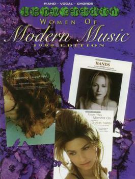 Paperback Women of Modern Music 1999 Edition (the New Generation): Piano/Vocal/Chords Book