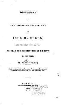 Paperback Discourse on the Character and Services of John Hampden Book