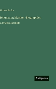 Schumann; Musiker-Biographien: in Großdruckschrift (German Edition)
