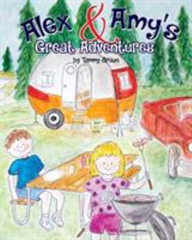 Paperback Alex and Amy's Great Adventures: Coloring book