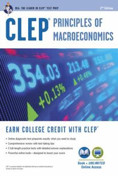 Paperback Clep(r) Principles of Macroeconomics Book + Online Book