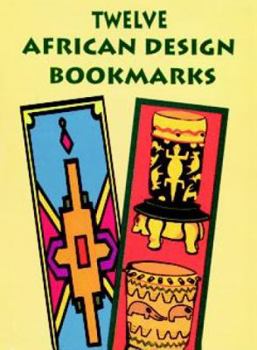 Paperback Twelve African Design Bookmarks Book