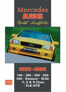 Paperback Mercedes AMG Gold Portfolio 1983-1999 Book