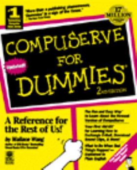 Paperback CompuServe for Dummies Book