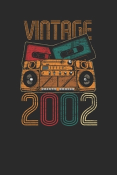 Vintage 2002: Graph Paper Notebook – Birthday Gift or Anniversary Gift Idea