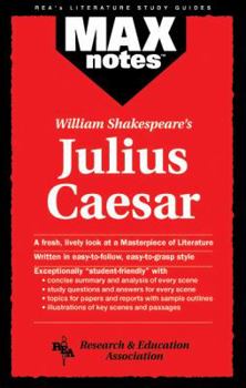 Paperback Julius Caesar (Maxnotes Literature Guides) Book