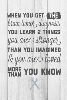 When You Get The Brain Tumor Diagnosis: Your Brain Cancer Journey, Blank Lined Journal To Write Your Story Notebook