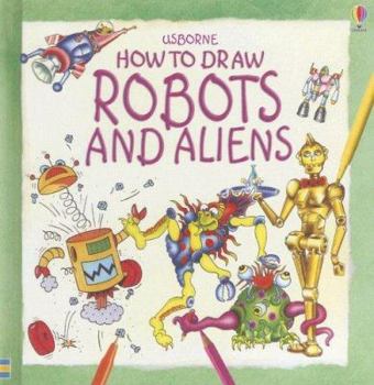 Library Binding How to Draw Robots and Aliens Book