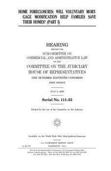 Paperback Home Foreclosures Pt. I Book