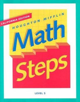 Paperback Houghton Mifflin Math Steps: Student Edition Level 5 2000 Book