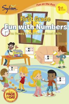 Paperback First Grade Fun With Numbers (Fun on the Run) Book