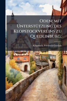 Paperback Oden; mit Unterstützung des Klopstockvereins zu Quedlinburg; [German] Book