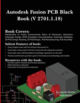 Paperback Autodesk Fusion PCB Black Book (V 2701.1.18) Book
