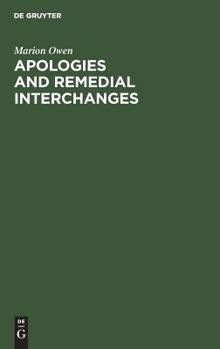 Hardcover Apologies and Remedial Interchanges Book