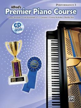 Paperback Premier Piano Course Performance, Bk 3: Book & CD [With CD] Book