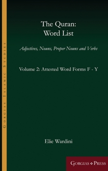 Hardcover The Quran: Word List (Volume 2) [Arabic] Book