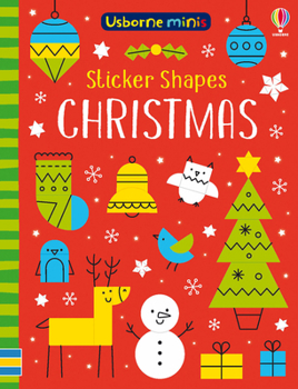 Paperback Mini Books Sticker Shapes Christmas (Usborne Mini Books) Book