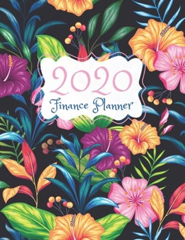 Paperback Finance Planner 2020: Vintage Floral 12 Month Budget Planner Money Saving Challenge Monthly Bill Tracker Simple Budget Tracker Expense Track Book