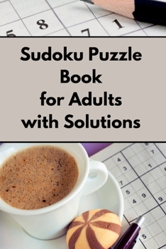 Paperback Sudoku Puzzle Book for Adults with Solutions Book