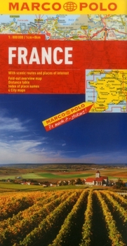 Map France Marco Polo Map Book