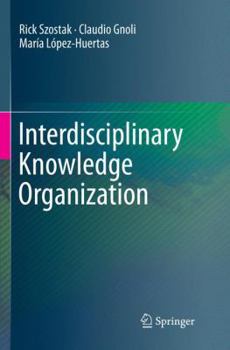 Paperback Interdisciplinary Knowledge Organization Book