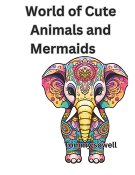Paperback World of Cute Animals and Mermaids Book