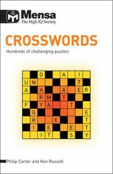 Paperback Mensa Crosswords: Hundreds of Challenging Puzzles Book