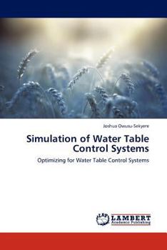 Paperback Simulation of Water Table Control Systems Book