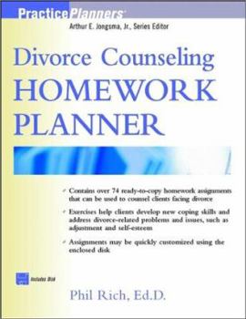 Paperback Divorce Counseling Homework Planner [With Diskette] Book