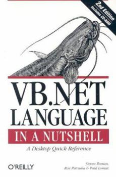 Paperback VB. NET Language in a Nutshell (2nd Edition) Book