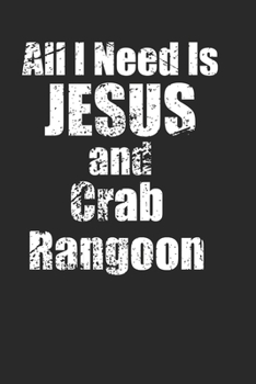 Paperback Crab Rangoon Loving Christians Notebook 120 Pages Lined Blank Book