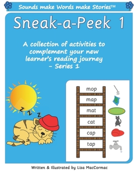 Paperback Sneak-a-Peek 1: Sounds make Words make Stories, Teaching Resource, Series 1 Book